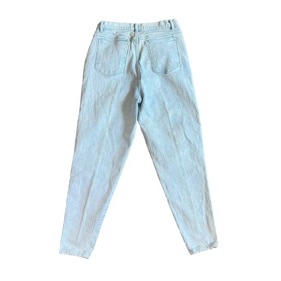 Stefano International Light Stone Wash High Waist Peg Leg Mom jeans Size 16 - Picture 7 of 8